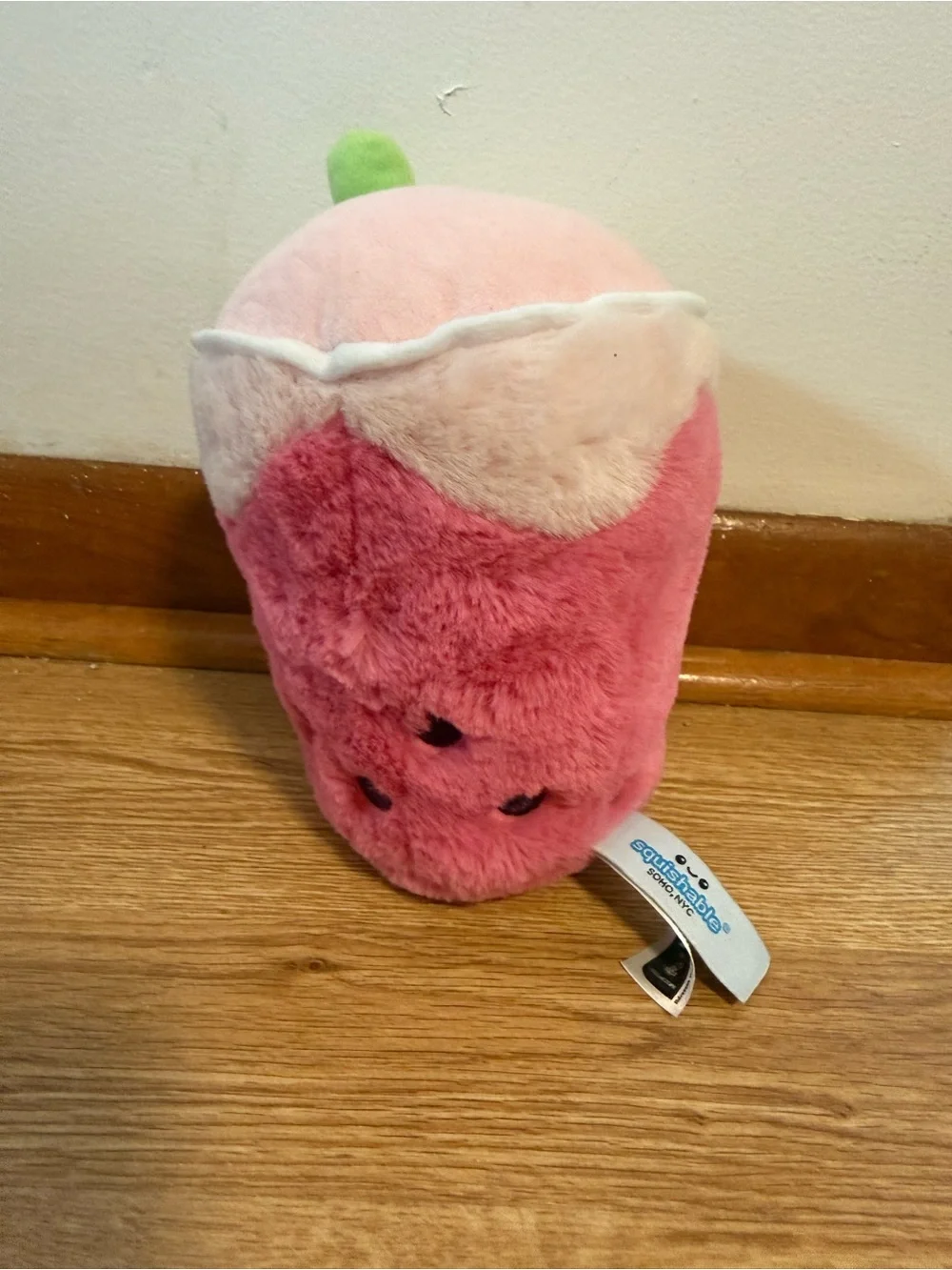 Squishable Mini Comfort Food Strawberry Bubble Tea 7